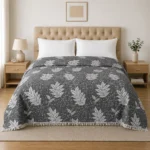 Leaf Quilted Bedspread