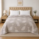 Leaf Quilted Bedspread - Image 3