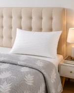 Royal Stripe Satin Head Pillow - Image 2