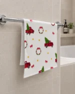 Printed Cotton Hand Towel - Image 2