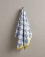 Cotton Semi Bath Towel – Premium Checkered - Image 2