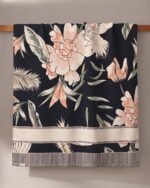 Floral Printed Cotton Bath Sheet - Image 2