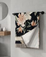 Floral Printed Cotton Bath Sheet