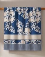 Floral Printed Cotton Bath Sheet - Image 4